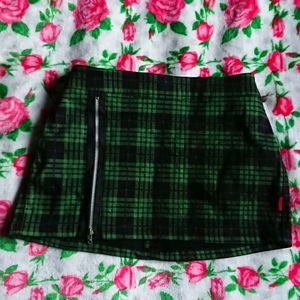 Tripp plaid mini skirt